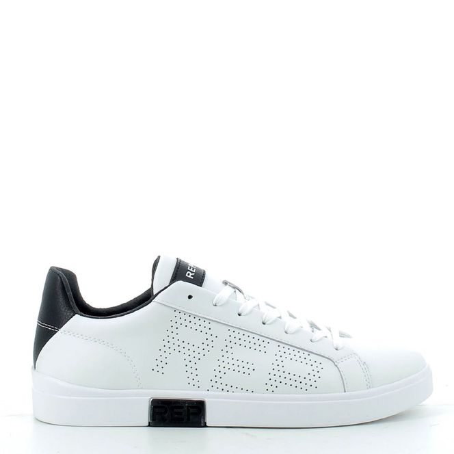 Scarpe Replay uomo RZ3P0014LP24WHITE BLACK
